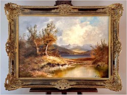 Polecamy! Piękny romantyczny krajobraz - Hermann Dieste *1931