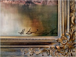 Polecamy! Piękny romantyczny krajobraz - Hermann Dieste *1931