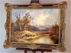 Polecamy! Piękny romantyczny krajobraz - Hermann Dieste *1931