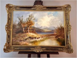 Polecamy! Piękny romantyczny krajobraz - Hermann Dieste *1931