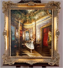 Pałacowe Malarstwo! Baletnica w Sali Rokoko - Heinz Ludwig Münnich (1921-1978)