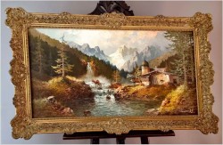 Super malarstwo! Wodospady w Ötztal - Gustaw Weiss/Guwe (1886-1973)