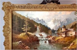 Super malarstwo! Wodospady w Ötztal - Gustaw Weiss/Guwe (1886-1973)