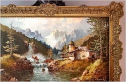 Super malarstwo! Wodospady w Ötztal - Gustaw Weiss/Guwe (1886-1973)