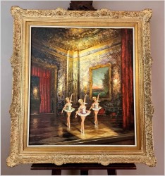 Trzy Baletnice w Sali Rokoko - Heinz Ludwig Münnich (1921-1978)