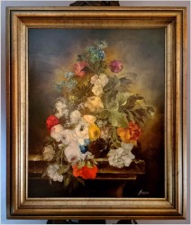 Kwiaty w stylu flamandzkim - Heinrich Garossa *1902 | Rozmiar XXL