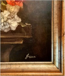 Kwiaty w stylu flamandzkim - Heinrich Garossa *1902 | Rozmiar XXL