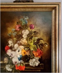 Kwiaty w stylu flamandzkim - Heinrich Garossa *1902 | Rozmiar XXL