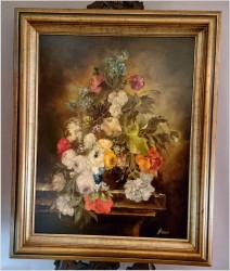 Kwiaty w stylu flamandzkim - Heinrich Garossa *1902 | Rozmiar XXL