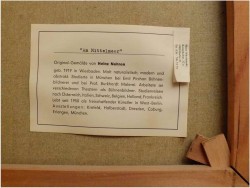 MORZE ŚRÓDZIEMNE, ŁODZIE Z WIDOKIEM NA WENECJĘ - HEINZ NEHREN *1919