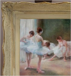 Aukcyjne malarstwo! Próba baletu - Miloslava Vrbova-Štefková (ur. 1909-1991)