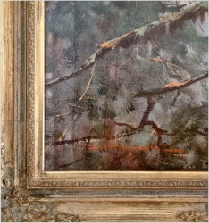 Super malarstwo! Głuszec na gałęzi - oryg. Georg Majewicz (1897-1965)