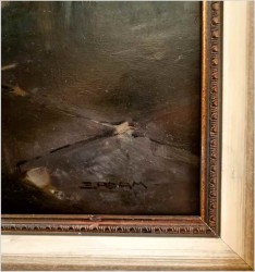 Scena rodzajowa! Gra w kości - Sygn. Josef Adam (1883 - 1953)