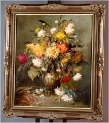 Kwiaty w wazonie - Kömpöczy Balogh Endre (Hungary 1911-1977)