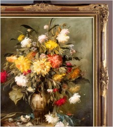 Kwiaty w wazonie - Kömpöczy Balogh Endre (Hungary 1911-1977)