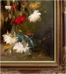 Kwiaty w wazonie - Kömpöczy Balogh Endre (Hungary 1911-1977)