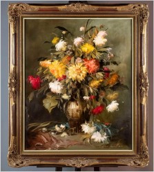 Kwiaty w wazonie - Kömpöczy Balogh Endre (Hungary 1911-1977)