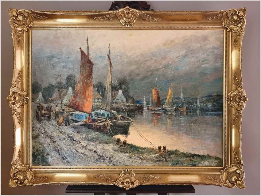 Polecamy! Łodzie przy brzegu - rozładunek | Christian Stemmeler *1928