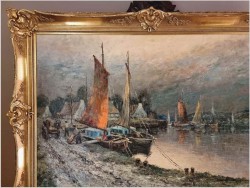 Polecamy! Łodzie przy brzegu - rozładunek | Christian Stemmeler *1928