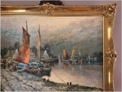 Polecamy! Łodzie przy brzegu - rozładunek | Christian Stemmeler *1928