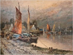 Polecamy! Łodzie przy brzegu - rozładunek | Christian Stemmeler *1928