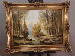 Tajemniczy las - Josef Kugler (Österreich ur 1913 - 2011r.) Rozmiar XXL