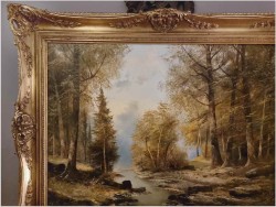 Tajemniczy las - Josef Kugler (Österreich ur 1913 - 2011r.) Rozmiar XXL