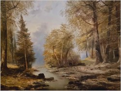 Tajemniczy las - Josef Kugler (Österreich ur 1913 - 2011r.) Rozmiar XXL