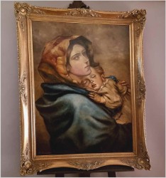 Madonna z Dzieciątkiem – wg Roberto Ferruzzi XIXw. (Rozmiar XXL!)