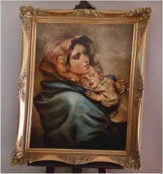 Madonna z Dzieciątkiem – wg Roberto Ferruzzi XIXw. (Rozmiar XXL!)