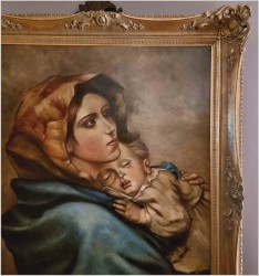 Madonna z Dzieciątkiem – wg Roberto Ferruzzi XIXw. (Rozmiar XXL!)