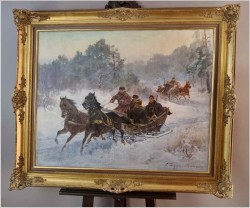 Polecamy! Powrót z polowania - Ignacy Zygmuntowicz (1875 -1947)