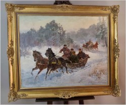 Polecamy! Powrót z polowania - Ignacy Zygmuntowicz (1875 -1947)