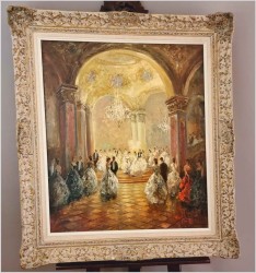 Scena Rodzajowa w Sali Balowej - Oryg. Richard Schlömer *1921