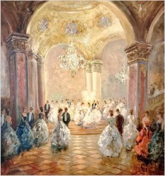 Scena Rodzajowa w Sali Balowej - Oryg. Richard Schlömer *1921