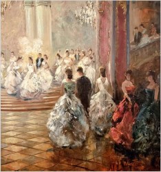 Scena Rodzajowa w Sali Balowej - Oryg. Richard Schlömer *1921