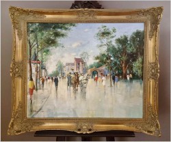 Duży rozmiar! Uliczna przejażdżka - Horst Altermann (1925-1978)