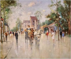 Duży rozmiar! Uliczna przejażdżka - Horst Altermann (1925-1978)