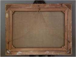 Majestatyczne Alpy w pięknej ramie - Arno Lemke *1916 | Rozmiar XXL
