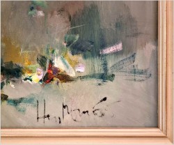 Kwiaty z widokiem na Wenecję i morze - Henze Morro (1925-2013)
