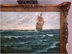 Pod pełnymi żaglami ~ Patrick von Kalckreuth (German, 1892-1970)