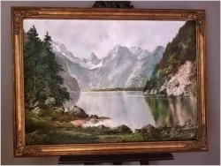 Nad jeziorem Königsee - oryg. Erich Griese *1912 | Rozmiar XL