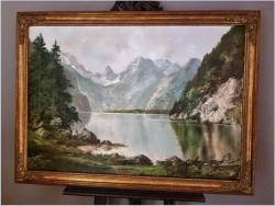 Nad jeziorem Königsee - oryg. Erich Griese *1912 | Rozmiar XL