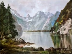 Nad jeziorem Königsee - oryg. Erich Griese *1912 | Rozmiar XL