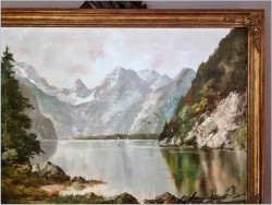 Nad jeziorem Königsee - oryg. Erich Griese *1912 | Rozmiar XL