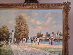 Malarstwo szpachlowe! Dworska sielanka - Christian Stemmeler *1928