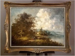 Spacer nad jeziorem Starnberger See - Heinrich Berger (1898-1977)