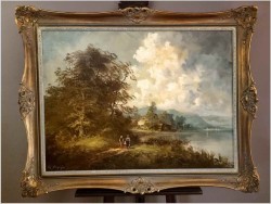 Spacer nad jeziorem Starnberger See - Heinrich Berger (1898-1977)