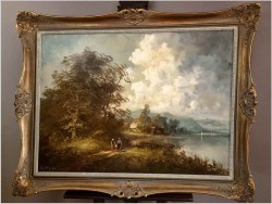 Spacer nad jeziorem Starnberger See - Heinrich Berger (1898-1977)