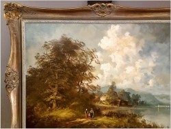 Spacer nad jeziorem Starnberger See - Heinrich Berger (1898-1977)